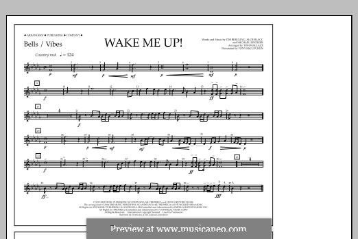 Wake Me Up! (arr. Tom Wallace): Bells/Vibes part by Aloe Blacc, Michael Einziger, Avicii, Arash Andreas Pournouri