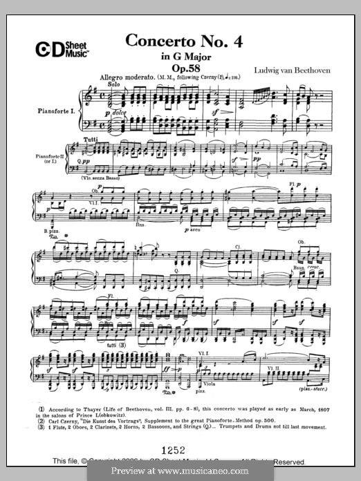 Весь концерт: Версия для фортепиано by Людвиг ван Бетховен