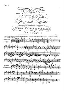 Fantasia No.2 in A Major, Op.4: Для гитары by Фернандо Сор