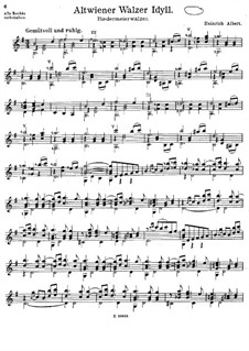 Altwiener Walzer Idyll. Biedermeierwalzer: Altwiener Walzer Idyll. Biedermeierwalzer by Heinrich Albert