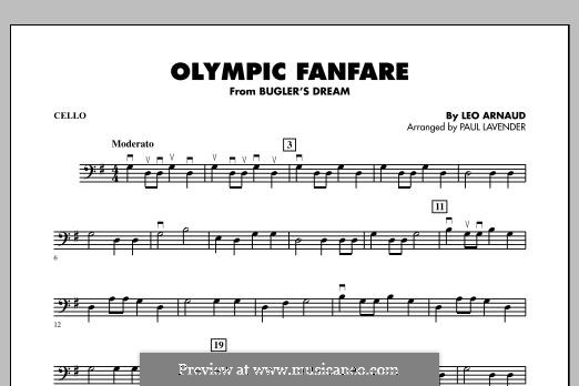 Bugler's Dream (Olympic Fanfare): Партия виолончели by Leo Arnaud
