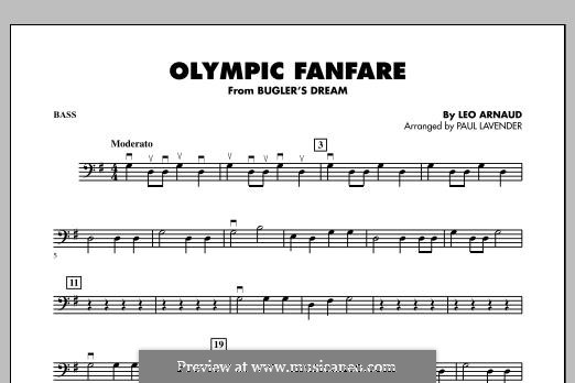Bugler's Dream (Olympic Fanfare): Партия баса by Leo Arnaud