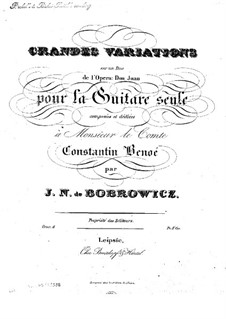 Grandes Variations, Op.6: Grandes Variations by Ян Непомуцен Бобрович