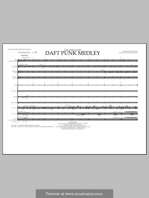 Daft Punk Medley: Percussion Score by Nile Rodgers