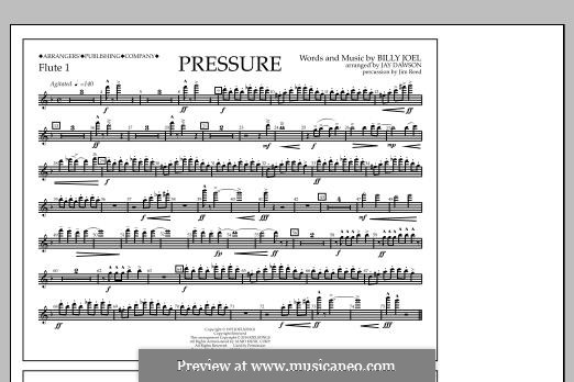 Pressure: Flute 1 part by Billy Joel