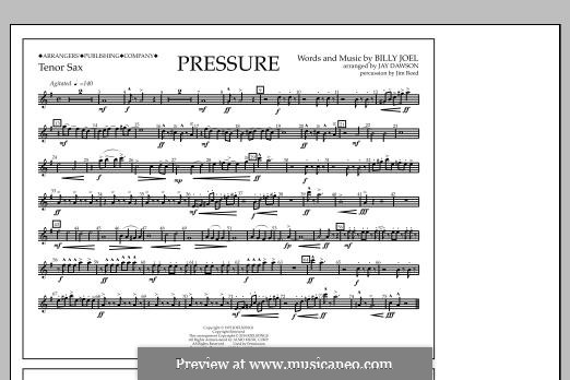 Pressure: Tenor Sax part by Billy Joel