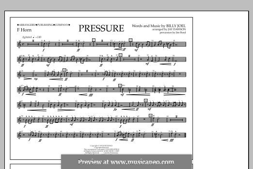 Pressure: F Horn part by Billy Joel