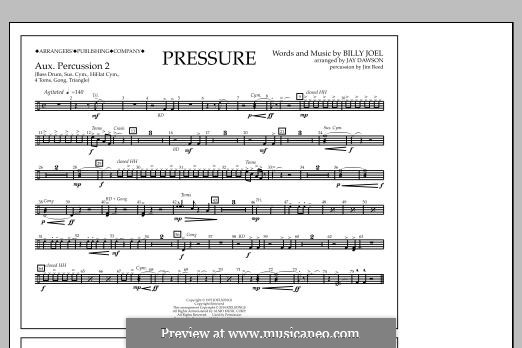 Pressure: Aux. Perc. 2 part by Billy Joel