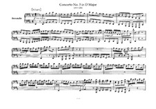 Бранденбургский концерт No.5 ре мажор, BWV 1050: Переложение для фортепиано в четыре руки – партии by Иоганн Себастьян Бах