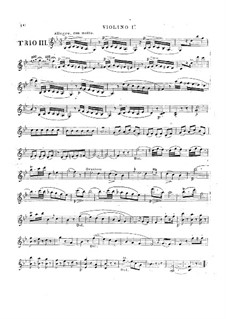 Шесть трио для двух скрипок и альта (или виолончели), Op.4: Трио No.3 by Антонио Бартоломео Бруни