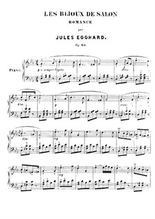 Романс для фортепиано, Op.63 No.1: Романс для фортепиано by Жюль Эггхард