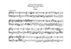 Магнификат ре мажор, BWV 243: Партия органа by Иоганн Себастьян Бах