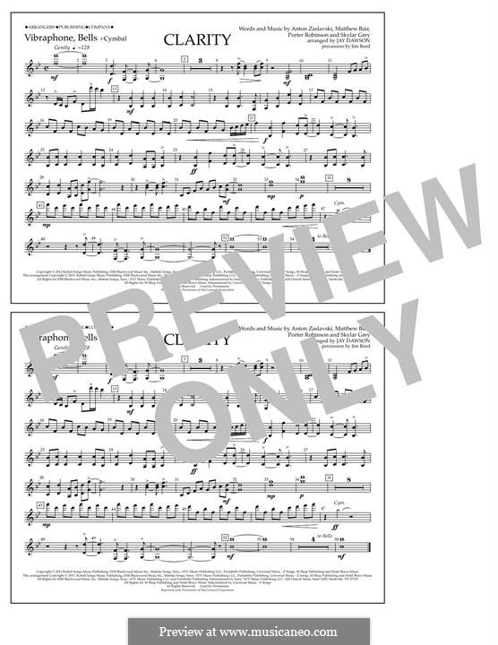 Clarity (Zedd): Vibraphone/Bells part by Holly Brook Hafermann, Anton Zaslavski, Matthew Bair, Porter Robinson