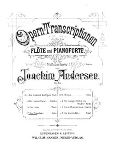 Оперные транскрипции, Op.45: No.7 На темы из оперы 'Волшебный стрелок' Вебера by Иоахим Андерсен