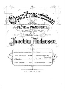 Оперные транскрипции, Op.45: No.5 На темы из оперы 'Дон Жуан' Моцарта by Иоахим Андерсен