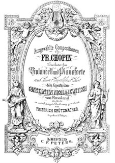 Мазурки, Op.33: No.2, для виолончели и фортепиано by Фредерик Шопен