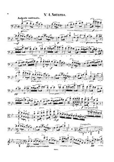 Ноктюрны, Op.37: No.1, для виолончели и фортепиано – партия виолончели by Фредерик Шопен