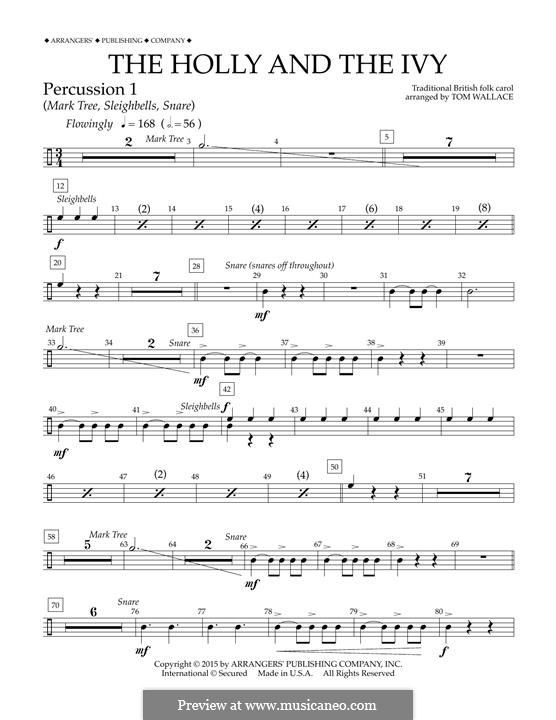 Concert Band version: Percussion 1 part by folklore