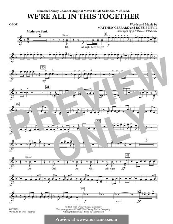 Version by Johnnie Vinson: Партия гобоя by Matthew Gerrard, Robbie Nevil