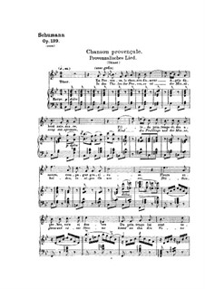 Проклятие певца, Op.139: No.4, 7 by Роберт Шуман