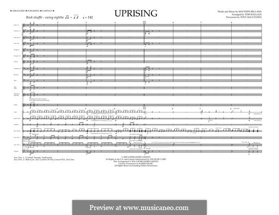 Uprising (Muse): Партитура by Matthew Bellamy