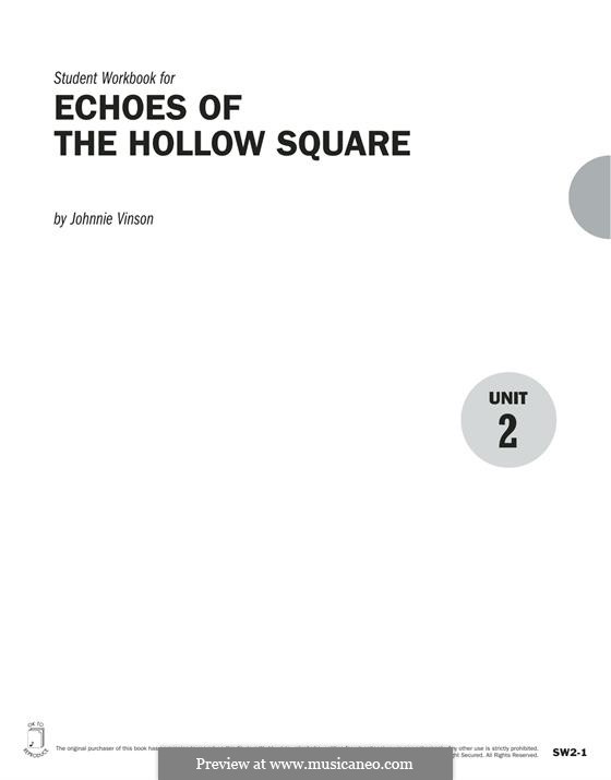 Guides to Band Masterworks, Vol.6 - Student Workbook - Echoes of The Hollow Square: Guides to Band Masterworks, Vol.6 - Student Workbook - Echoes of The Hollow Square by Johnnie Vinson