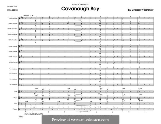 Cavanaugh Bay: Партитура by Gregory Yasinitsky