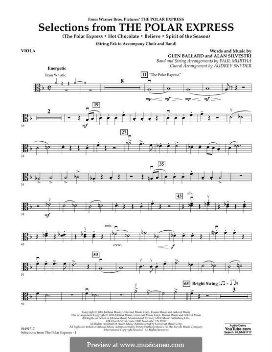 The Polar Express: Партия альта by Alan Silvestri, Glen Ballard