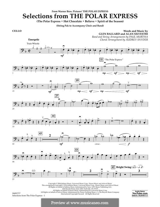 The Polar Express: Партия виолончели by Alan Silvestri, Glen Ballard