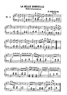 La belle Gabrielle, Op.68: La belle Gabrielle by Иоганн Штраус (младший)