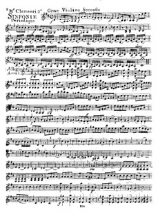 Симфония No.2 ре мажор, Op.18: Скрипка II by Муцио Клементи