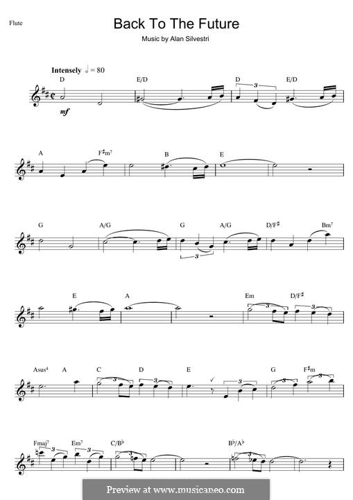 Back to the Future (Theme): Для флейты by Alan Silvestri