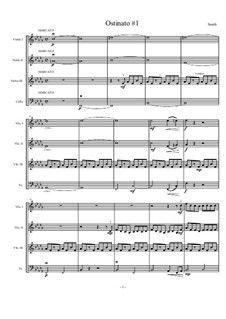 Four Ostinati for Strings: No.1 Marcato by Мэттью Смит