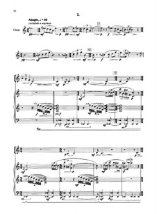 Sonata for Oboe and Piano, MMD9: Sonata for Oboe and Piano by Malcolm Dedman