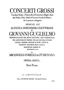 Весь сборник: Партия первой скрипки рипиено by Арканджело Корелли