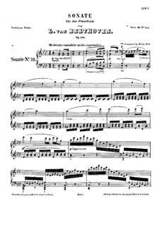 Соната для фортепиано No.31, Op.110: Для одного исполнителя by Людвиг ван Бетховен