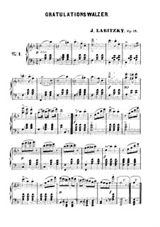 Gratulationswalzer, Op.13: Gratulationswalzer by Йозеф Лабицки