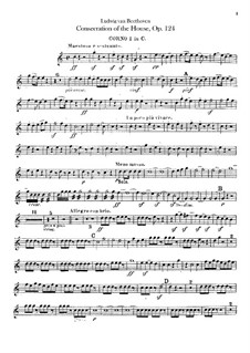 Освящение дома, Op.124: Партии валторн by Людвиг ван Бетховен