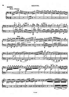 Концерт для фортепиано с оркестром No.2, Op.19: Часть III, для фортепиано в четыре руки by Людвиг ван Бетховен