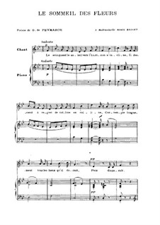 Le sommeil des fleurs: Le sommeil des fleurs by Камиль Сен-Санс