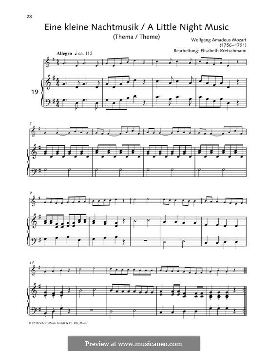 Allegro, for piano: Для одного исполнителя by Вольфганг Амадей Моцарт