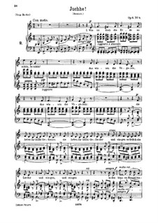 Six Songs, Op.6: No.4 Juchhe (Whoop) by Иоганнес Брамс