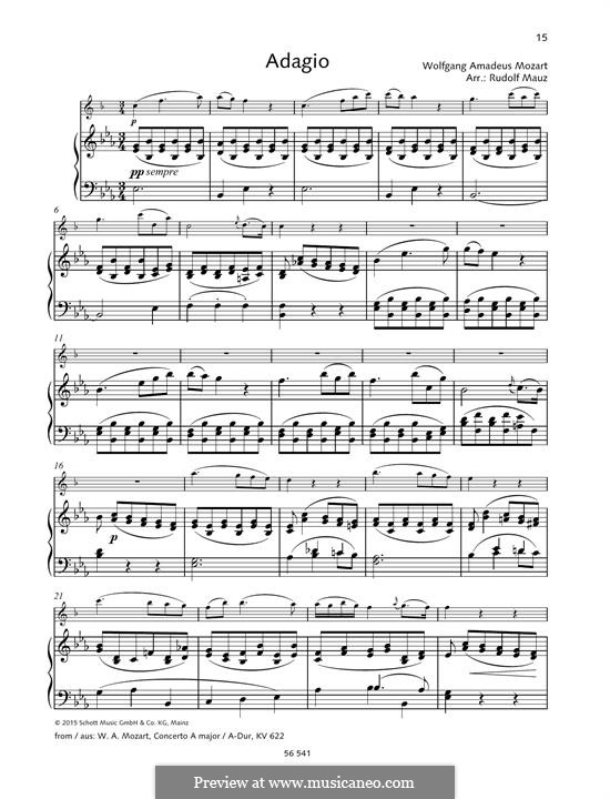 Movement 2: For any instrument and piano (theme) by Вольфганг Амадей Моцарт