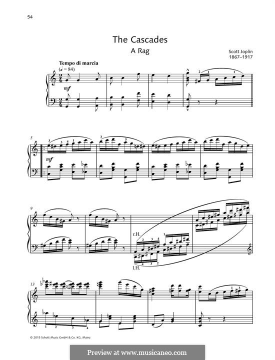 Каскады: Для фортепиано by Скотт Джоплин