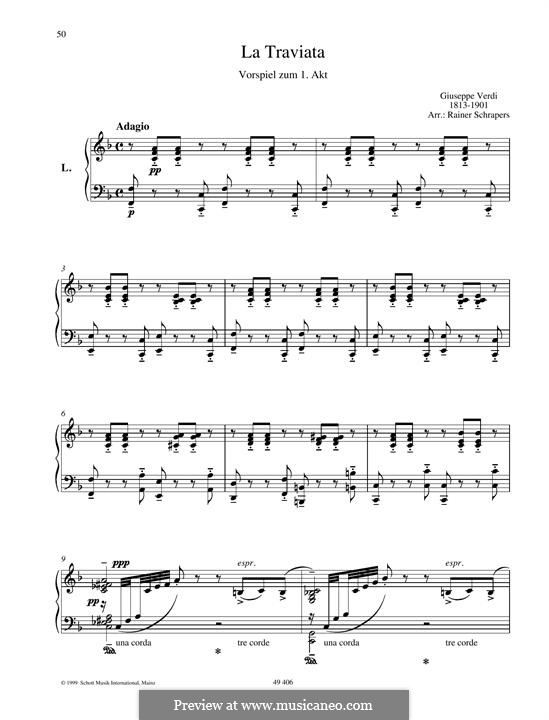 Фрагменты: Prélude, for piano by Джузеппе Верди