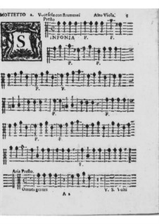Мотеты и антифоны для голоса, струнных и органа, Op.7: Партии альта, виолы да гамба и виолончели by Пирро Капачелли Конте Альбергати