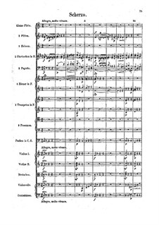 Симфония No.3 'Трагическая', Op.40: Часть III. Партитура by Феликс Дрезеке