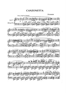 Канцонетта: Канцонетта by Ян Ладислав Дуссек