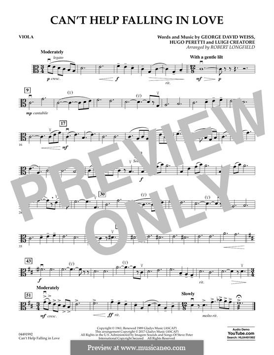 String Orchestra version: Viola by George David Weiss, Hugo Peretti, Luigi Creatore