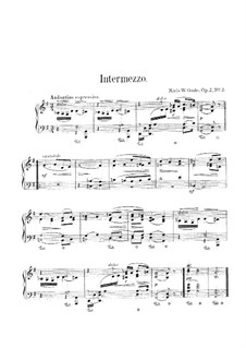 Ребус. Интермеццо соль мажор, Op.2a No.2: Ребус. Интермеццо соль мажор by Нильс Вильгельм Гаде